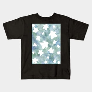 Meeples in Green and Blue Watercolor Painting Kids T-Shirt